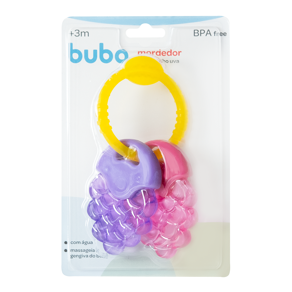 Mordedor com Agua Chaveirinho Uva - Buba