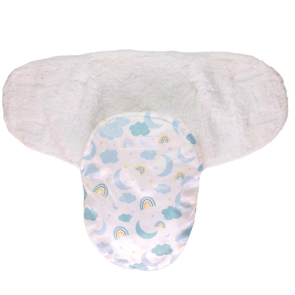 Saco de Dormir Super Soft Estampado, Azul - Buba