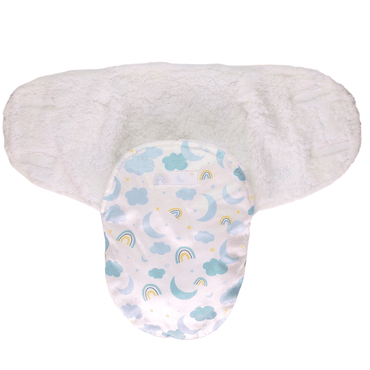 Saco de Dormir Super Soft Estampado, Azul - Buba