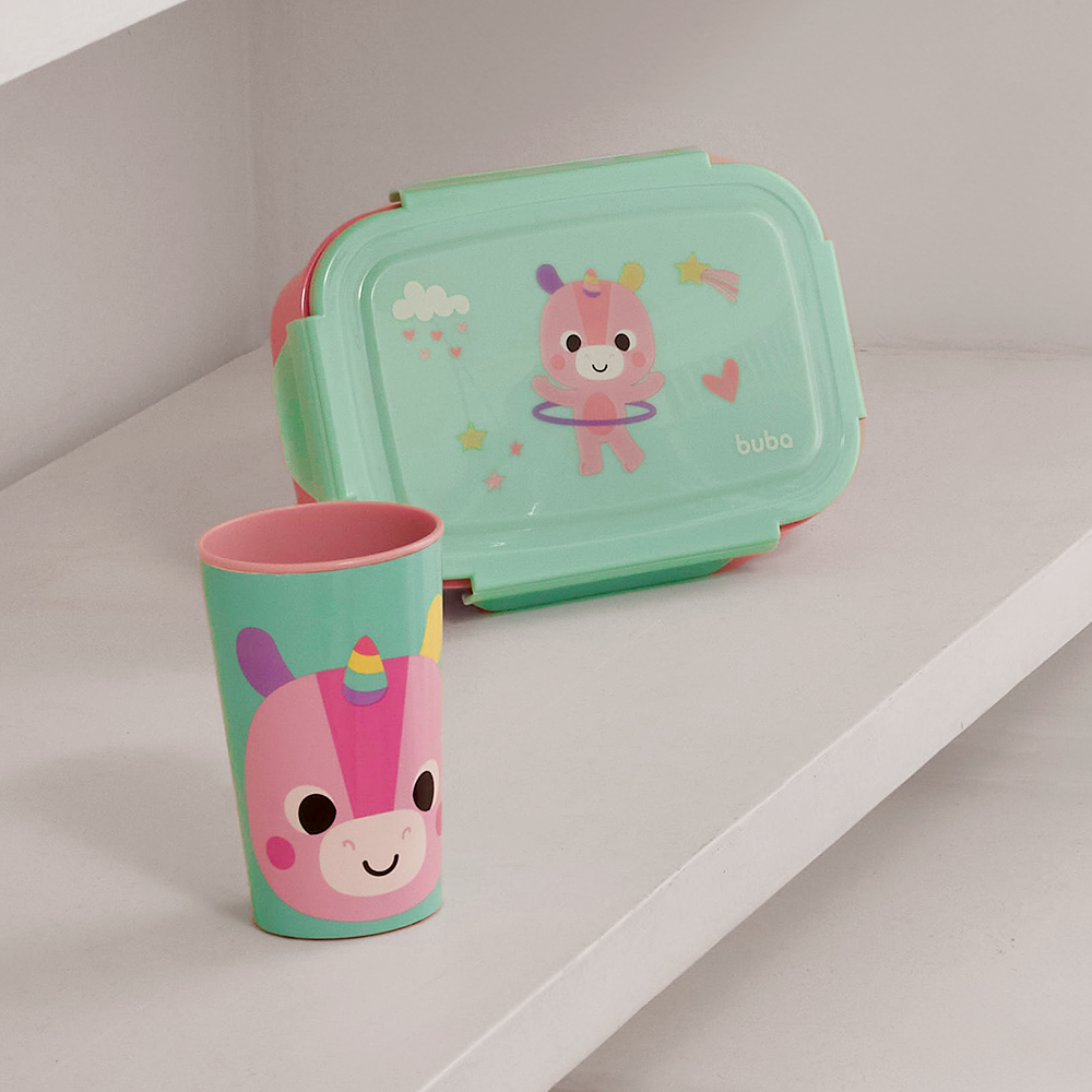 Bento Box Buba Zoo - Unicórnio