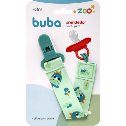 Prendedor de Chupeta Buba Zoo - Dino