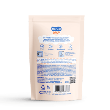 Refil Sabonete Liquido Glicerina, 210ml - Baruel Baby