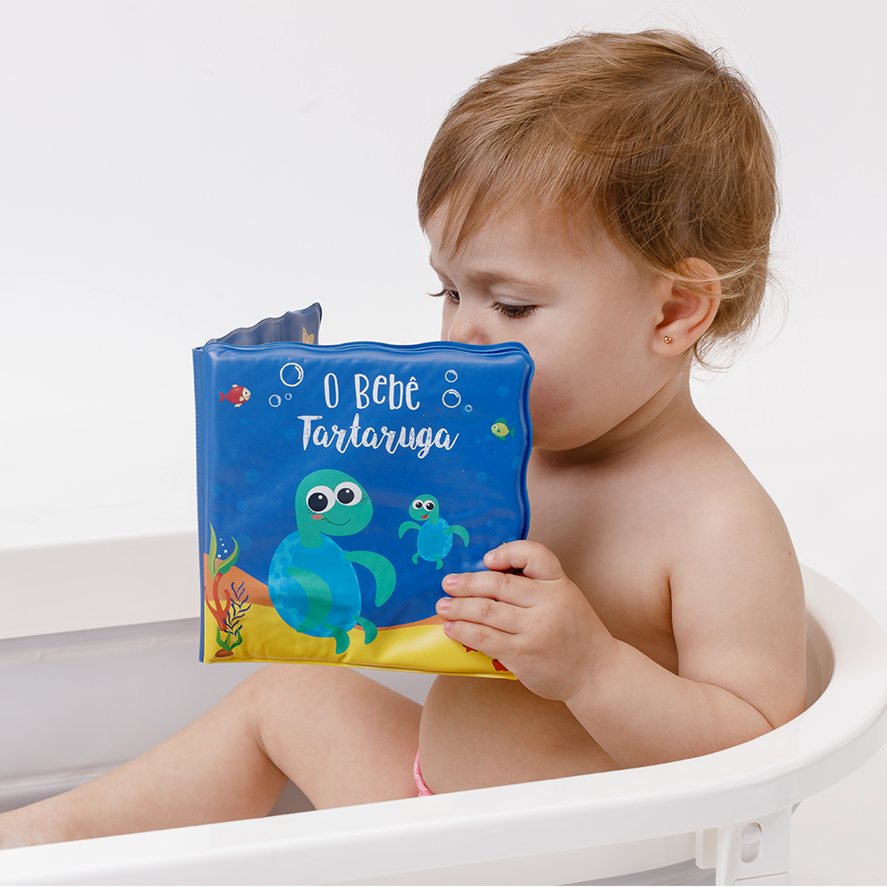 Livrinho de Banho, O Bebê Tartaruga + Tartaruguinha - Buba