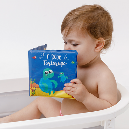 Livrinho de Banho, O Bebê Tartaruga + Tartaruguinha - Buba