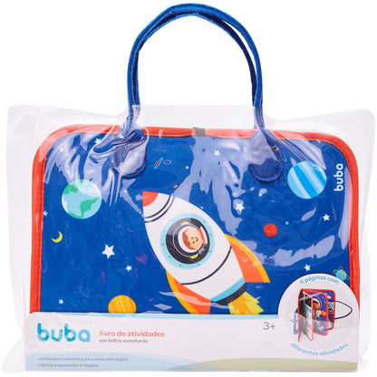 Livro de Atividades em Feltro, Astronauta - Buba