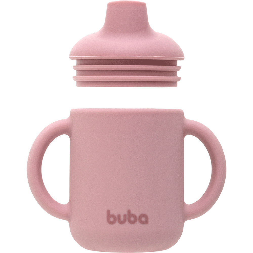 Copo de Silicone Buba - Rosa