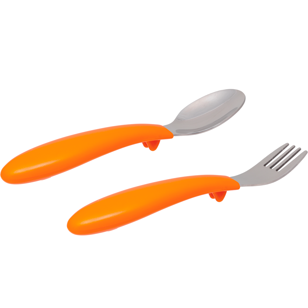 Kit Talheres Buba Zoo - Laranja