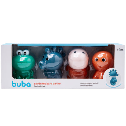 Bichinhos para Banho Lavaveis, Fundo do Mar - Buba