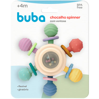 Chocalho Spinner com Ventosa - Buba