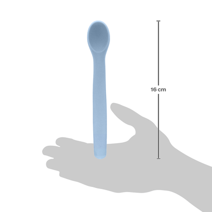 Colher Flexivel em Silicone - Azul
