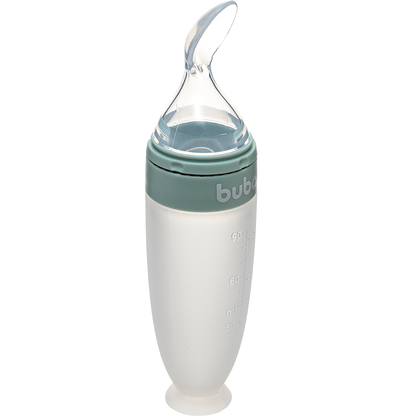 Colher Dosadora em Silicone com Ventosa - Verde