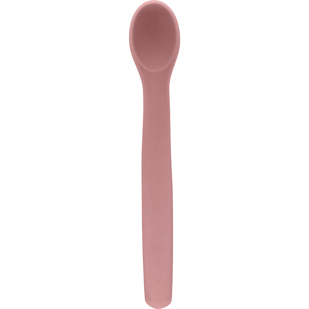 Colher Flexível em Silicone Rosa