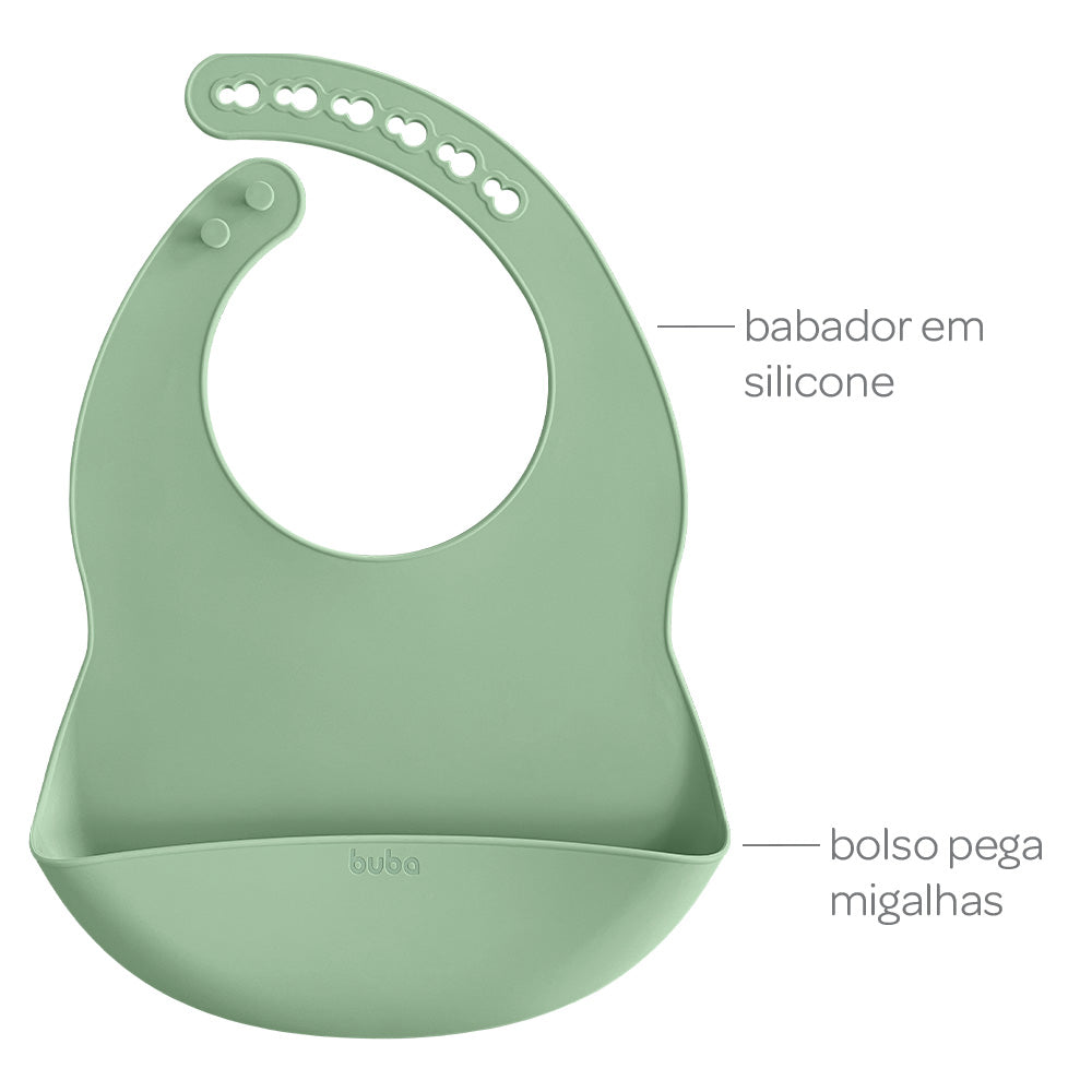 Kit Alimentação em Silicone - Verde