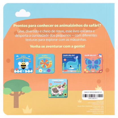 Livrinho com Texturas, Conhecendo o Safari - Buba