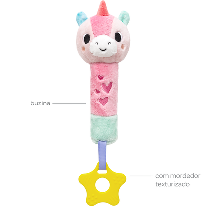 Buzininha com Mordedor Buba Zoo - Unicórnio