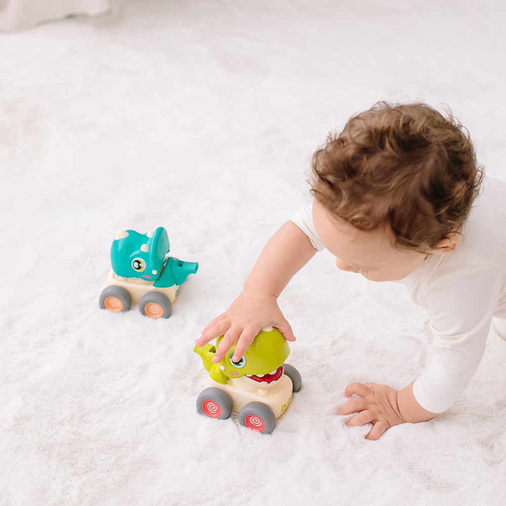 Carrinho Dino com Fricção e Apito - Buba