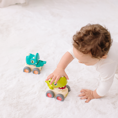 Carrinho Dino com Fricção e Apito - Buba