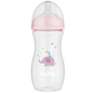 Mamadeira Easy Flow Elefante Rosa, 330ml, Anticolica - Buba