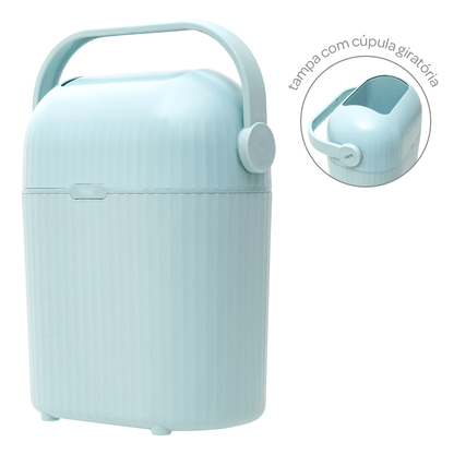 Lixeira Antiodor Buba - Azul