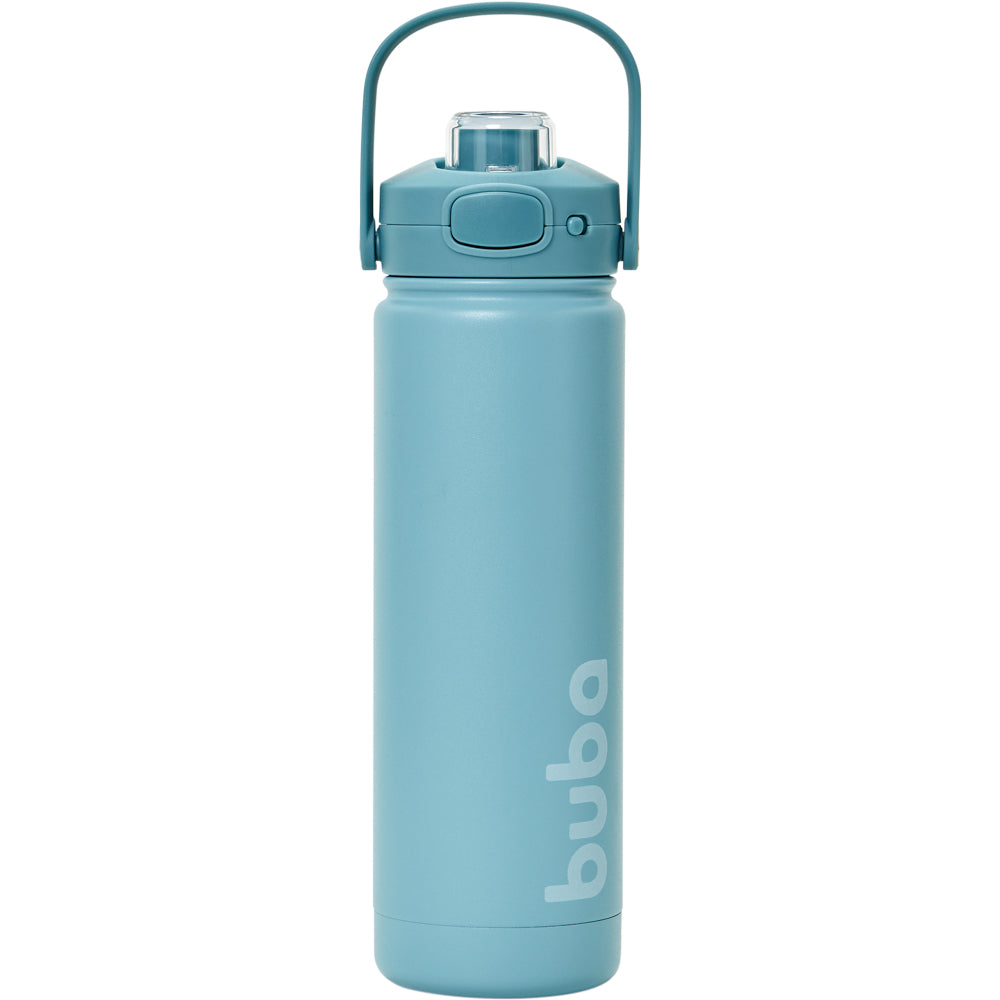Copo Termico Parede Dupla, 600ml, Verde - Buba