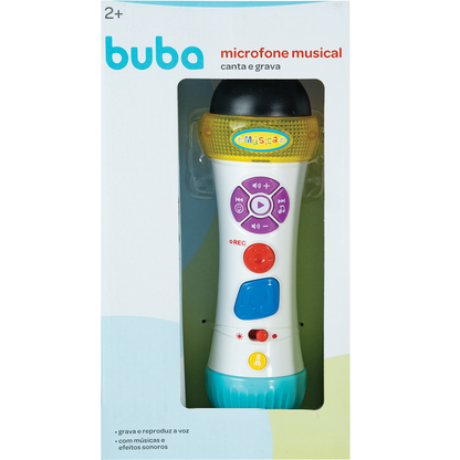 Microfone Musical Canta e Grava - Buba