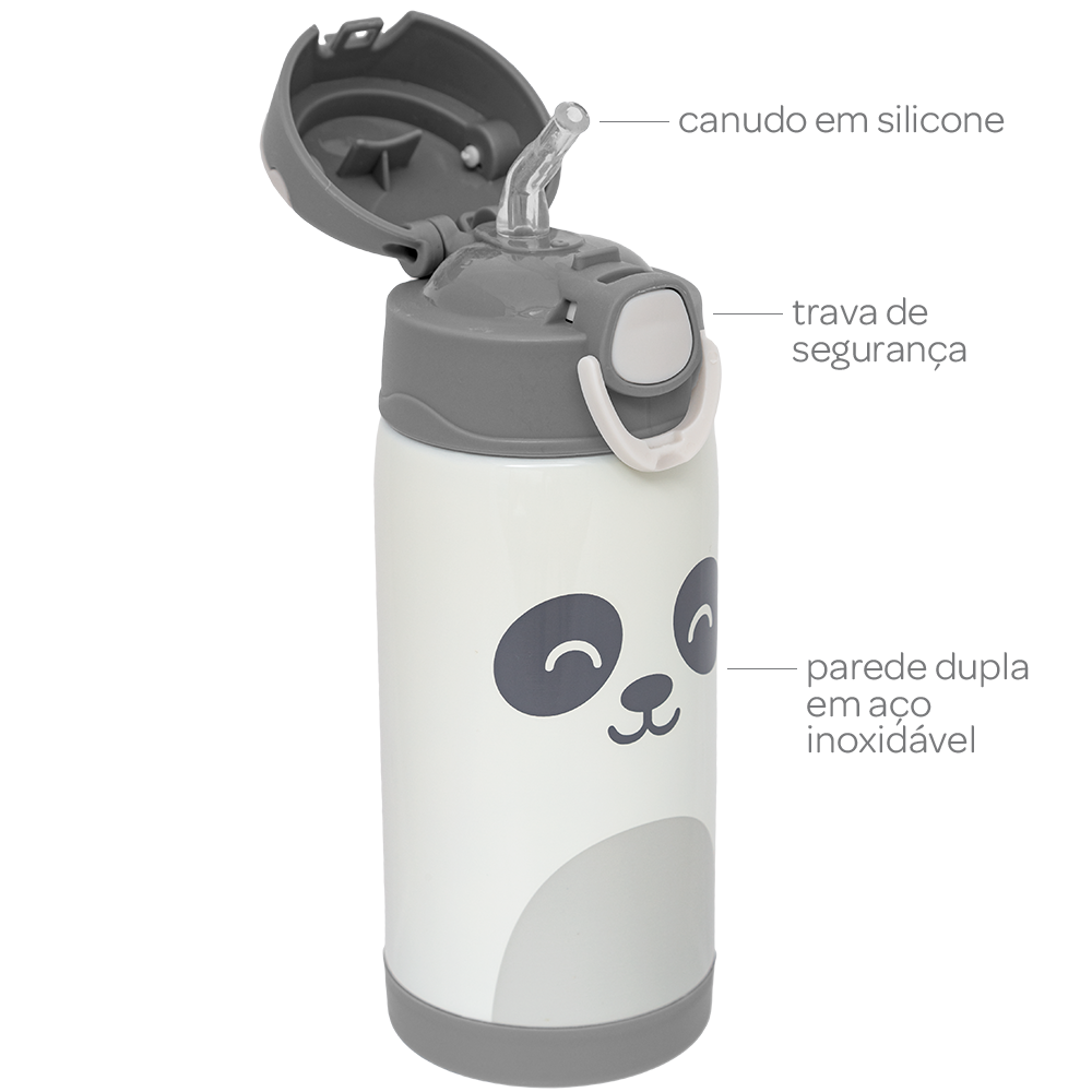 Copo Termico Parede Dupla Gumy - Off White