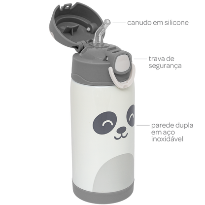 Copo Termico Parede Dupla Gumy - Off White
