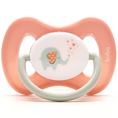 Chupeta Buba comfort Tam.1 Elefantinho - Rosa