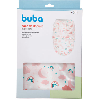 Saco de Dormir Super Soft Estampado, Rosa - Buba