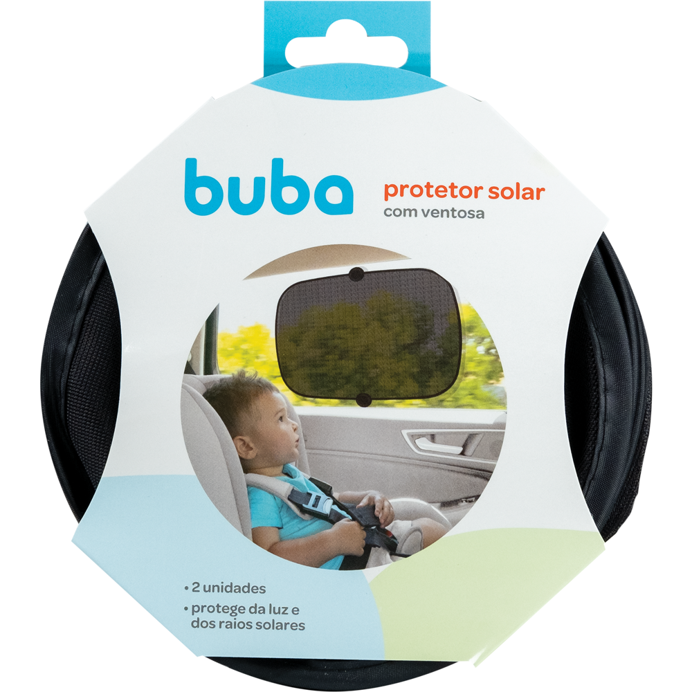 Kit 2 Protetores Solares para Carro com Ventosa Buba
