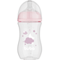 Mamadeira Easy Flow Nuvem Rosa, 270ml, Anticolica - Buba