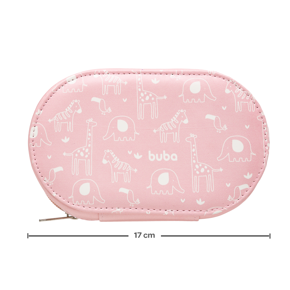 Kit Cuidados com Estojo, Rosa - Buba