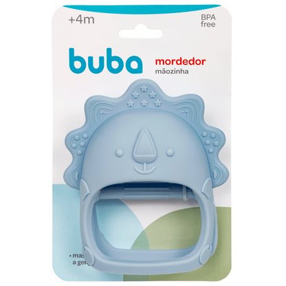Mordedor Mãozinha em Silicone Buba - Azul