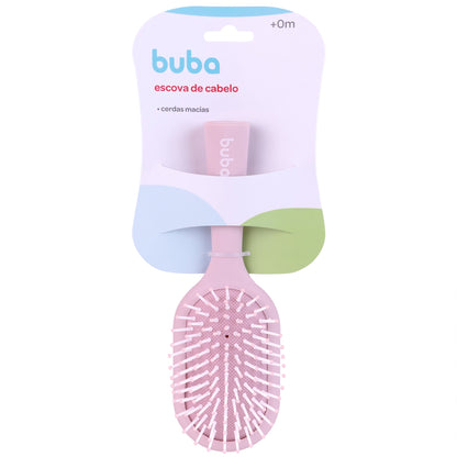 Escova de Cabelo, Rosa - Buba