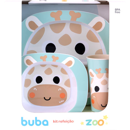 Kit Refeição, Buba Zoo Girafa - Buba
