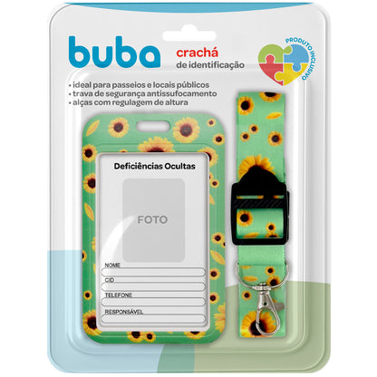 Crachá de Identificação Deficiências Ocultas - Buba