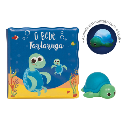 Livrinho de Banho, O Bebê Tartaruga + Tartaruguinha - Buba