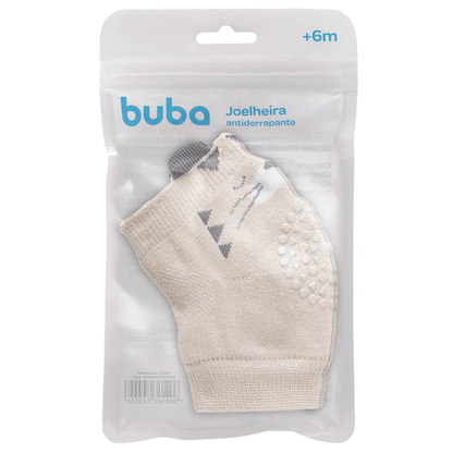 Joelheira Antiderrapante, Tigre Bege - Buba