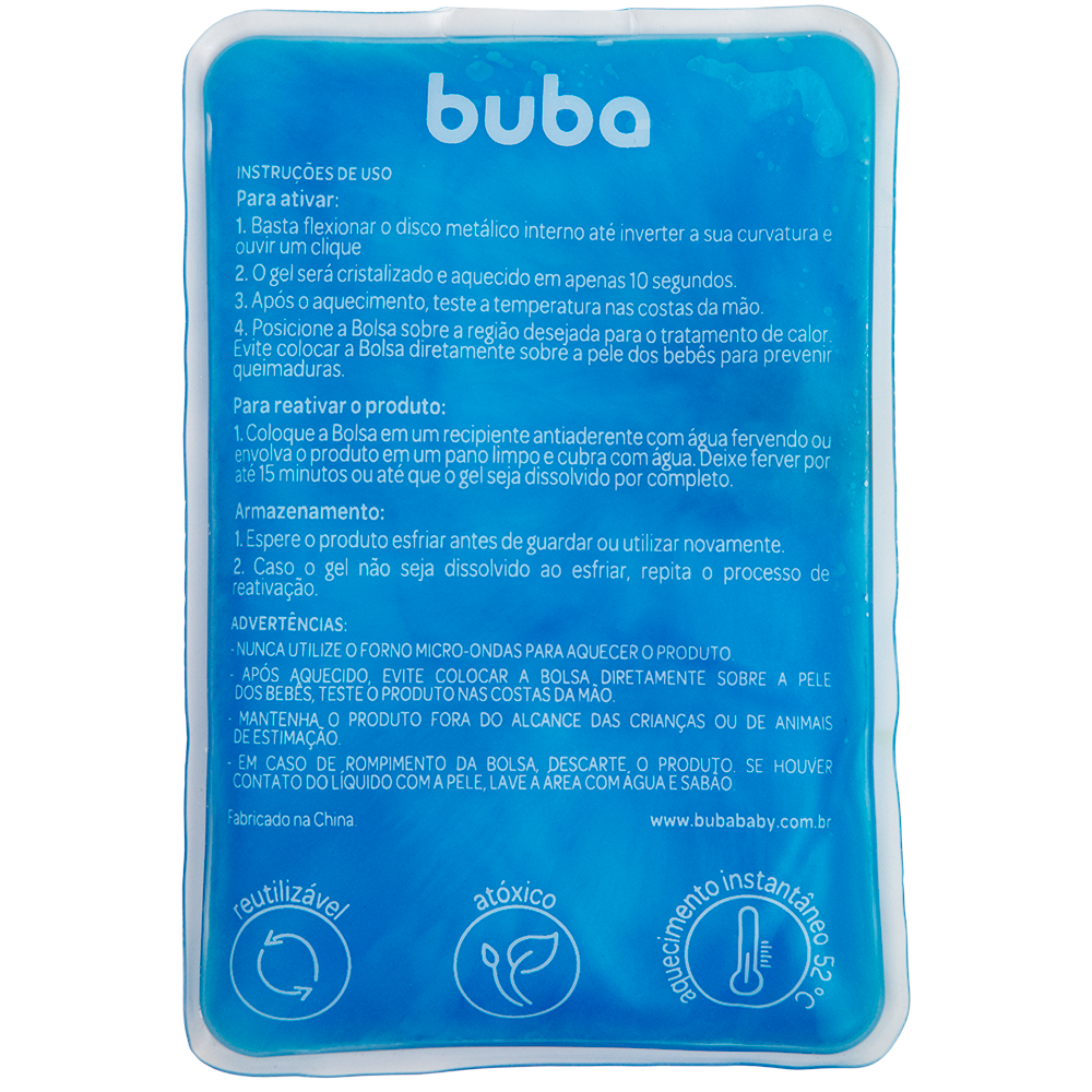 Bolsa Térmica Instântanea em Gel - Buba