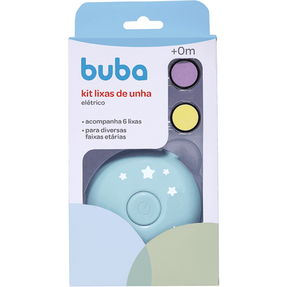 Kit Lixas de Unha Elétrico, 6 lixas - Buba