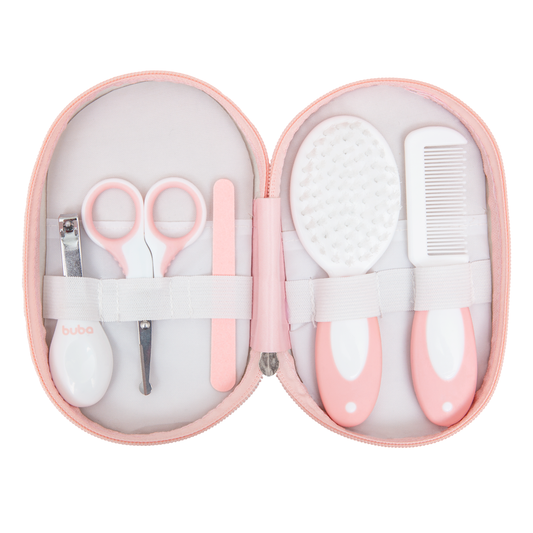 Kit Cuidados com Estojo, Rosa - Buba