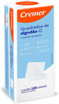 Algodao Quadrado com 100 unidades - Cremer