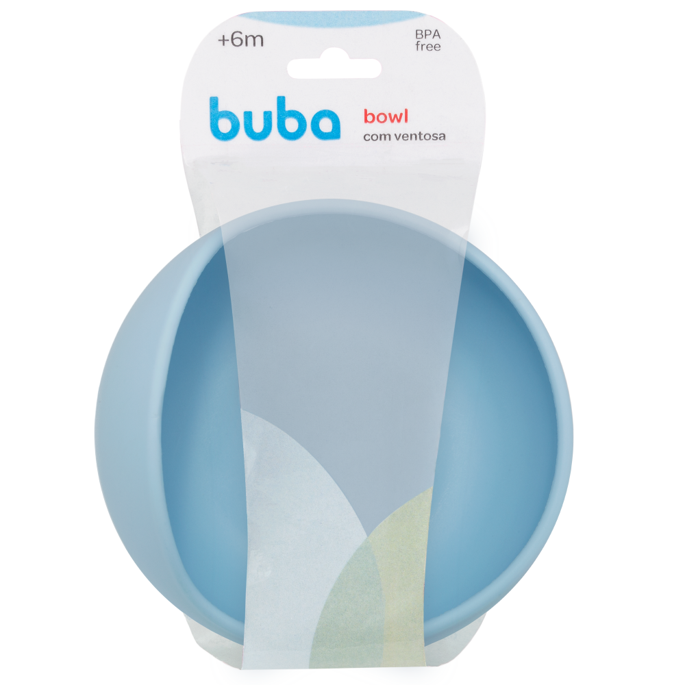 Bowl em Silicone com Ventosa - Azul