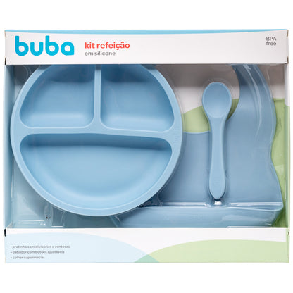 Kit Alimentação em Silicone - Azul