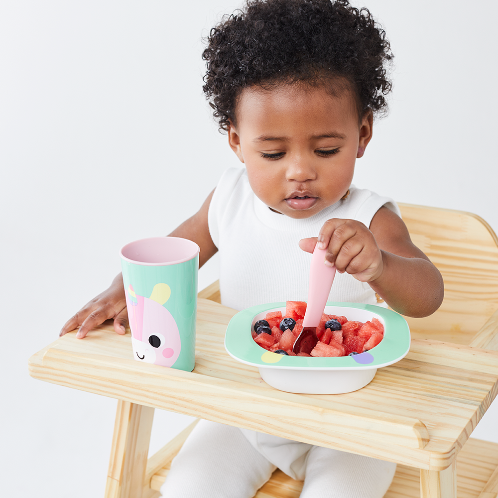 Kit Talheres Buba Zoo - Rosa