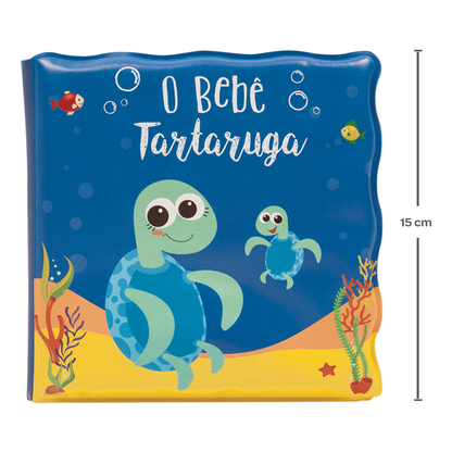 Livrinho de Banho, O Bebê Tartaruga + Tartaruguinha - Buba