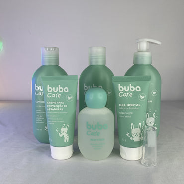 Kit Buba Care Completo 250ml - Kit Buba Care Completo – Banho, Cuidado e Proteção do Bebê (6 Itens)