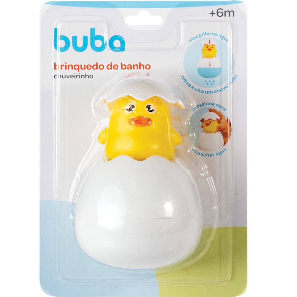 Brinquedo de Banho Chuveirinho Pintinho - Buba
