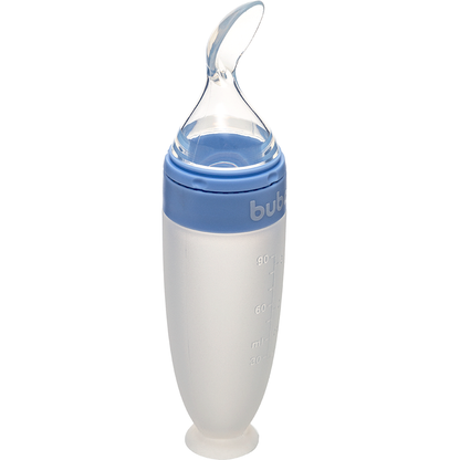 Colher Dosadora em Silicone com Ventosa - Azul