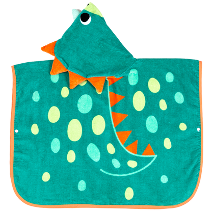 Toalha Poncho Buba Zoo - Dino